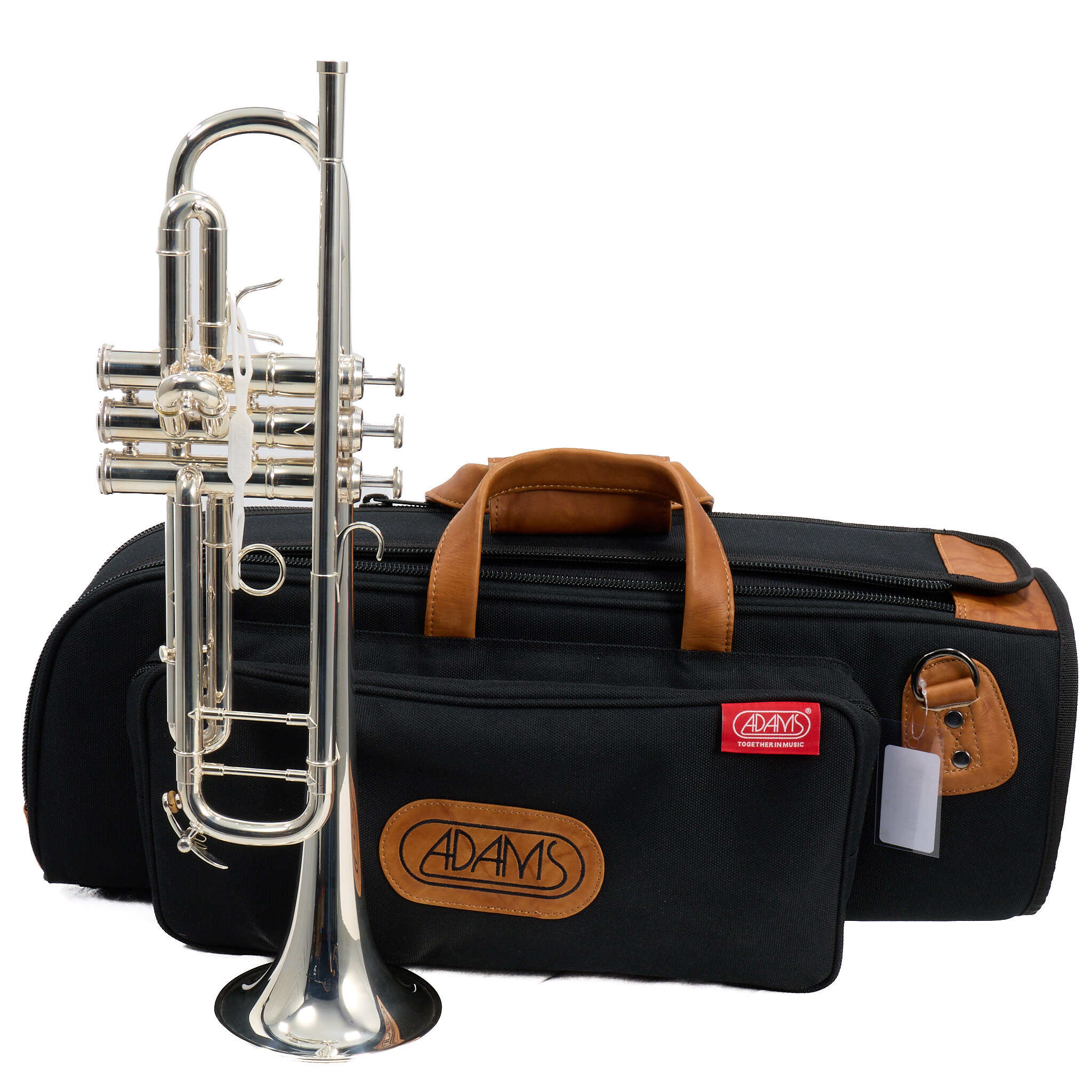 Adams Model A2 Custom Series Professional Bb Trumpet in Silver Plate