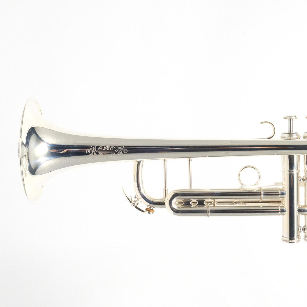 Adams Model A2 Custom Series Professional Bb Trumpet in Silver Plate