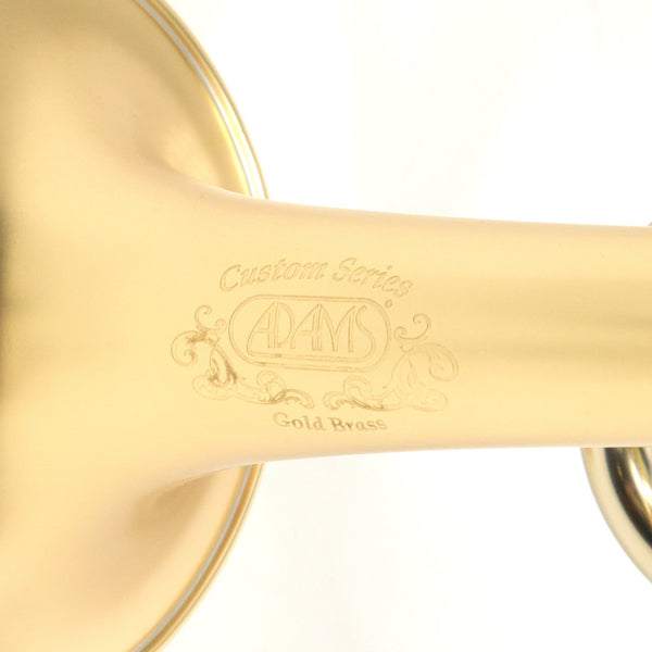 Adams Model A4 Custom Series ML Bore Professional Bb Trumpet BRAND NEW- for sale at BrassAndWinds.com