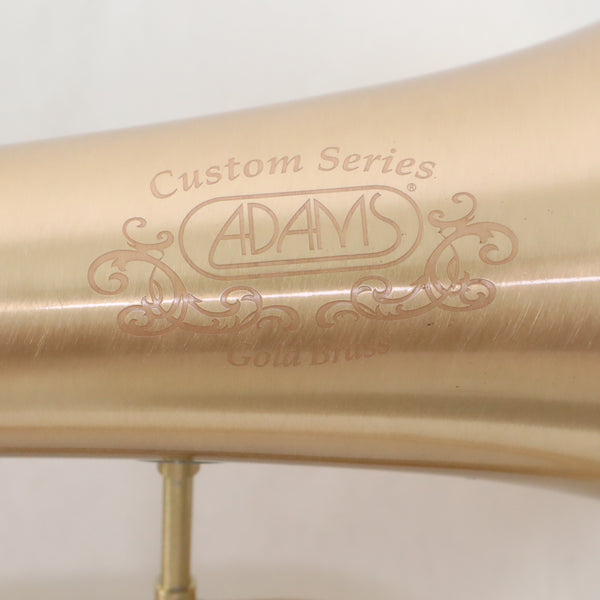 Adams Model F2 Professional Flugelhorn with Gold Brass Bell BRAND NEW- for sale at BrassAndWinds.com