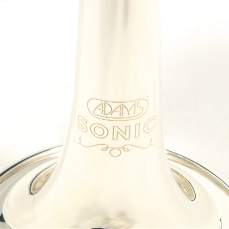 Adams 'Sonic' Series Professional Bb Trumpet in Silver Plate BRAND NEW- for sale at BrassAndWinds.com