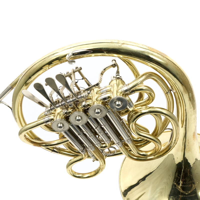 Alexander Model 1103 Professional French Horn with Knopf Wrap VERY NICE- for sale at BrassAndWinds.com