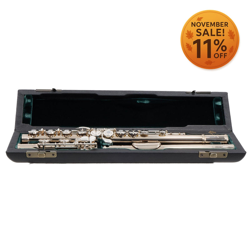 Altus 1307 Gold-Clad Britannia Silver Flute SN 4631 GORGEOUS