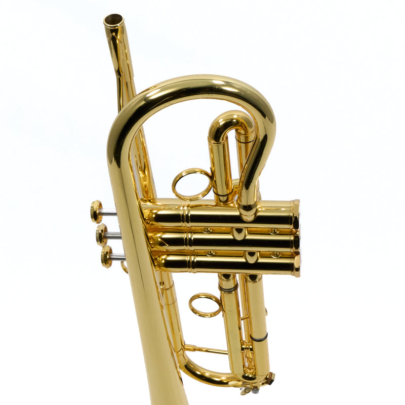 Andalucia Shepherd's Crook Bb Trumpet SN ADT00280 NEAT- for sale at BrassAndWinds.com