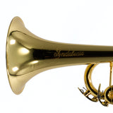 Andalucia Shepherd's Crook Bb Trumpet SN ADT00280 NEAT- for sale at BrassAndWinds.com