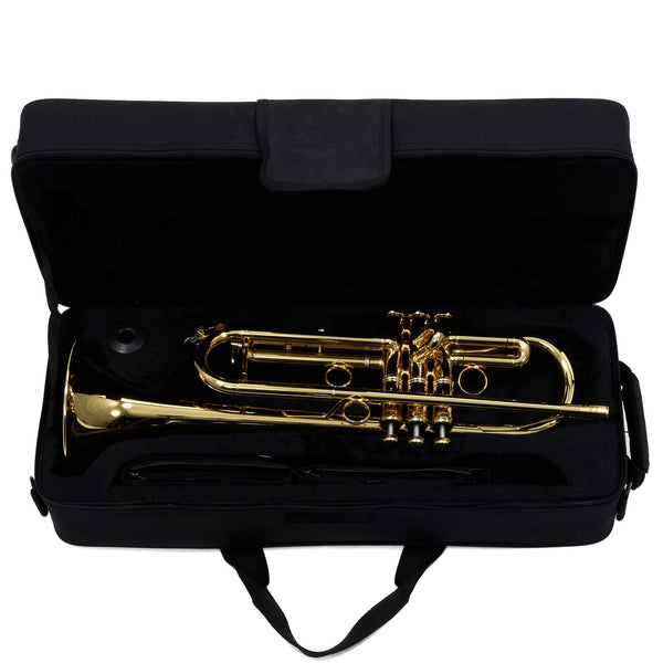 Andalucia Shepherd's Crook Bb Trumpet SN ADT00280 NEAT- for sale at BrassAndWinds.com