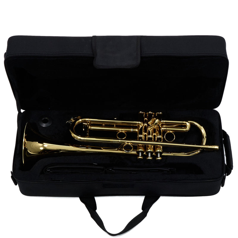 Andalucia Shepherd's Crook Bb Trumpet SN ADT00280 NEAT- for sale at BrassAndWinds.com