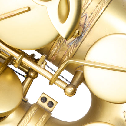 Antigua Winds AS4348CU Alto Saxophone in Unlacquered Brass