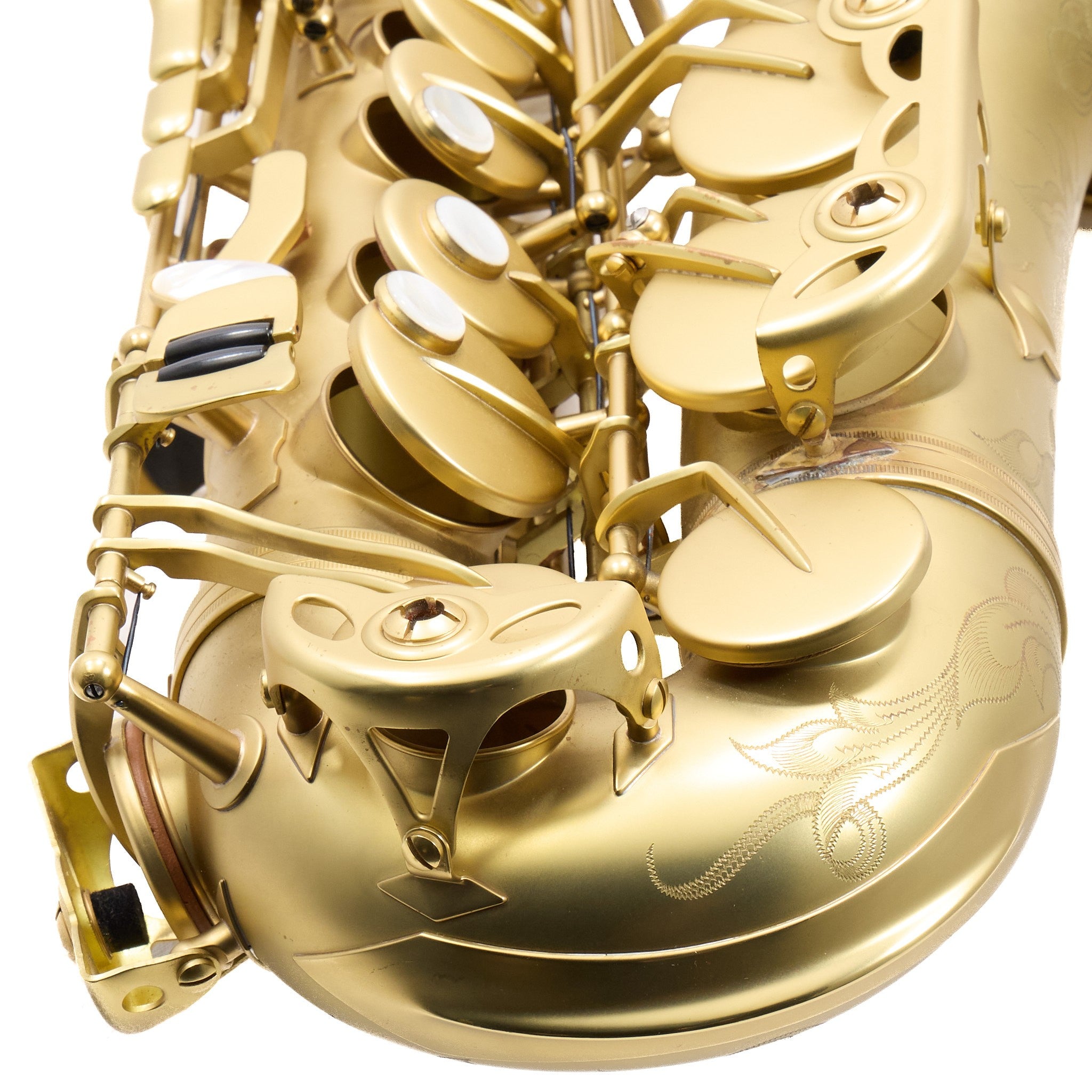 Antigua Winds AS4348CU Alto Saxophone in Unlacquered Brass