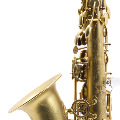 Antigua Winds AS4348CU Alto Saxophone in Unlacquered Brass