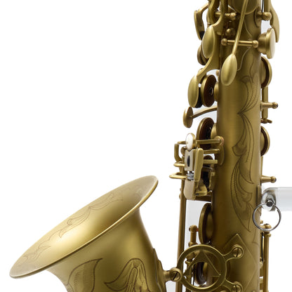 Antigua Winds Model AS4248CB 'Powerbell' Alto Saxophone in Classic Brass