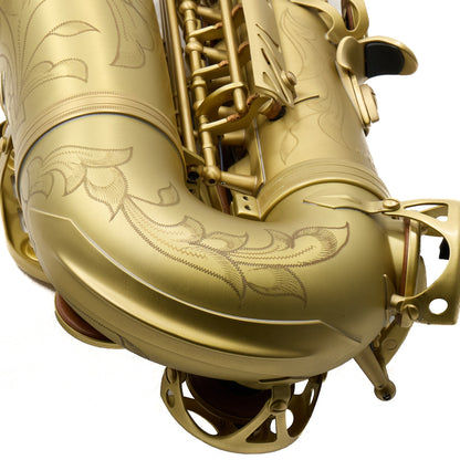Antigua Winds Model AS4248CB 'Powerbell' Alto Saxophone in Classic Brass