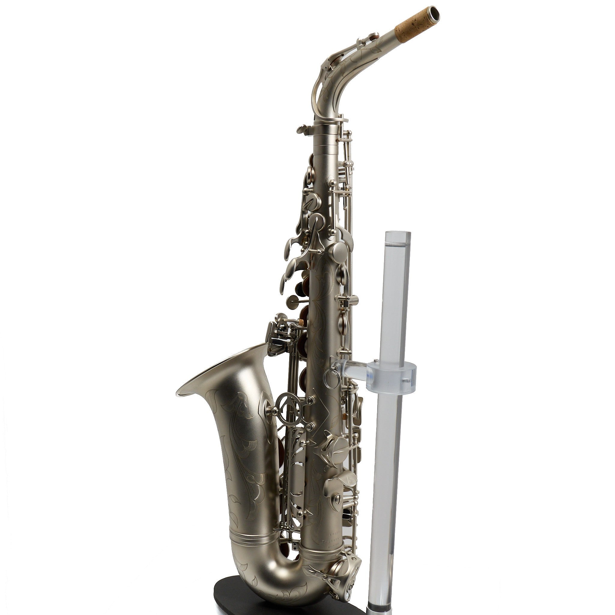 Antigua Winds Model AS4248CN 'Powerbell' Alto Saxophone in Classic Nickel