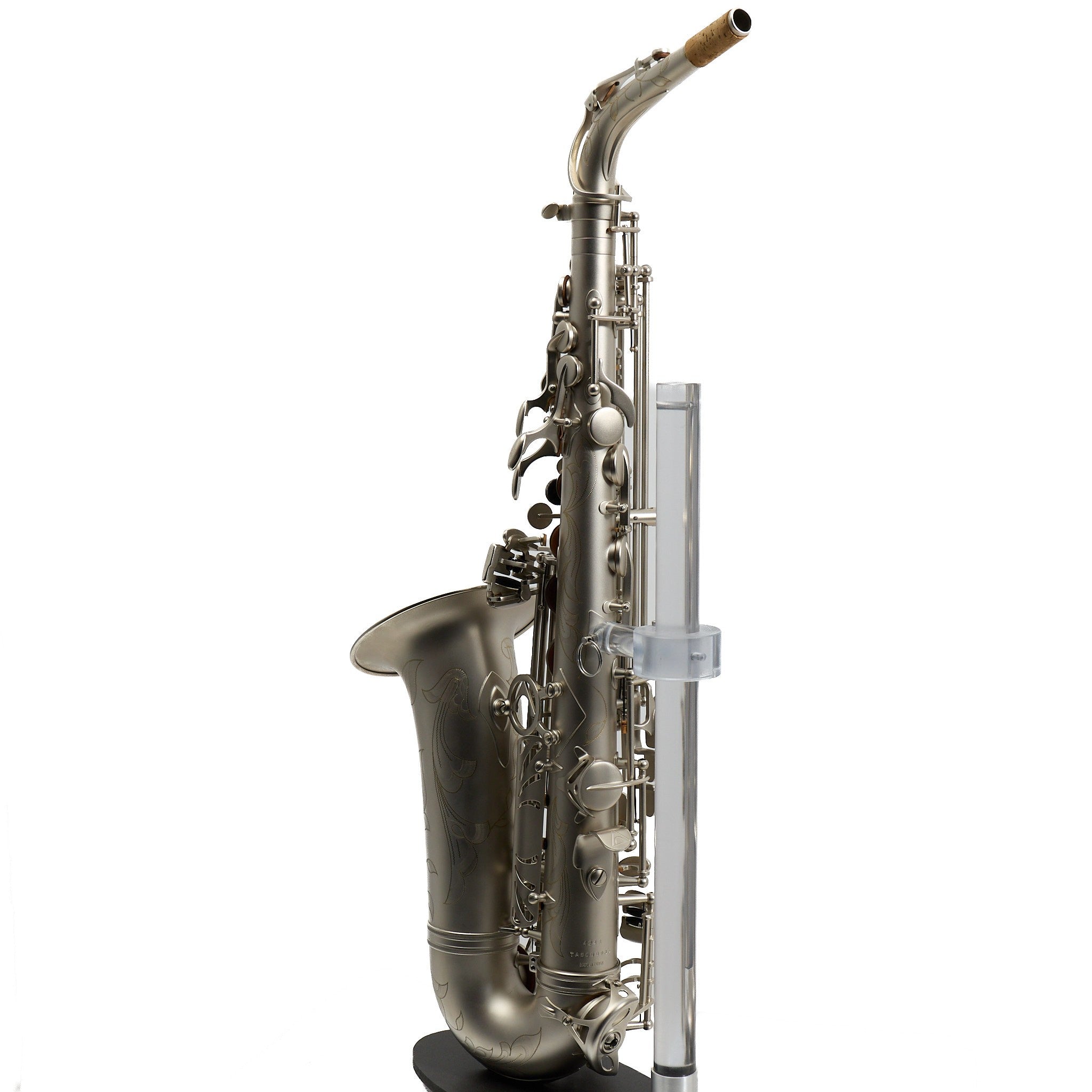 Antigua Winds Model AS4248CN 'Powerbell' Alto Saxophone in Classic Nickel