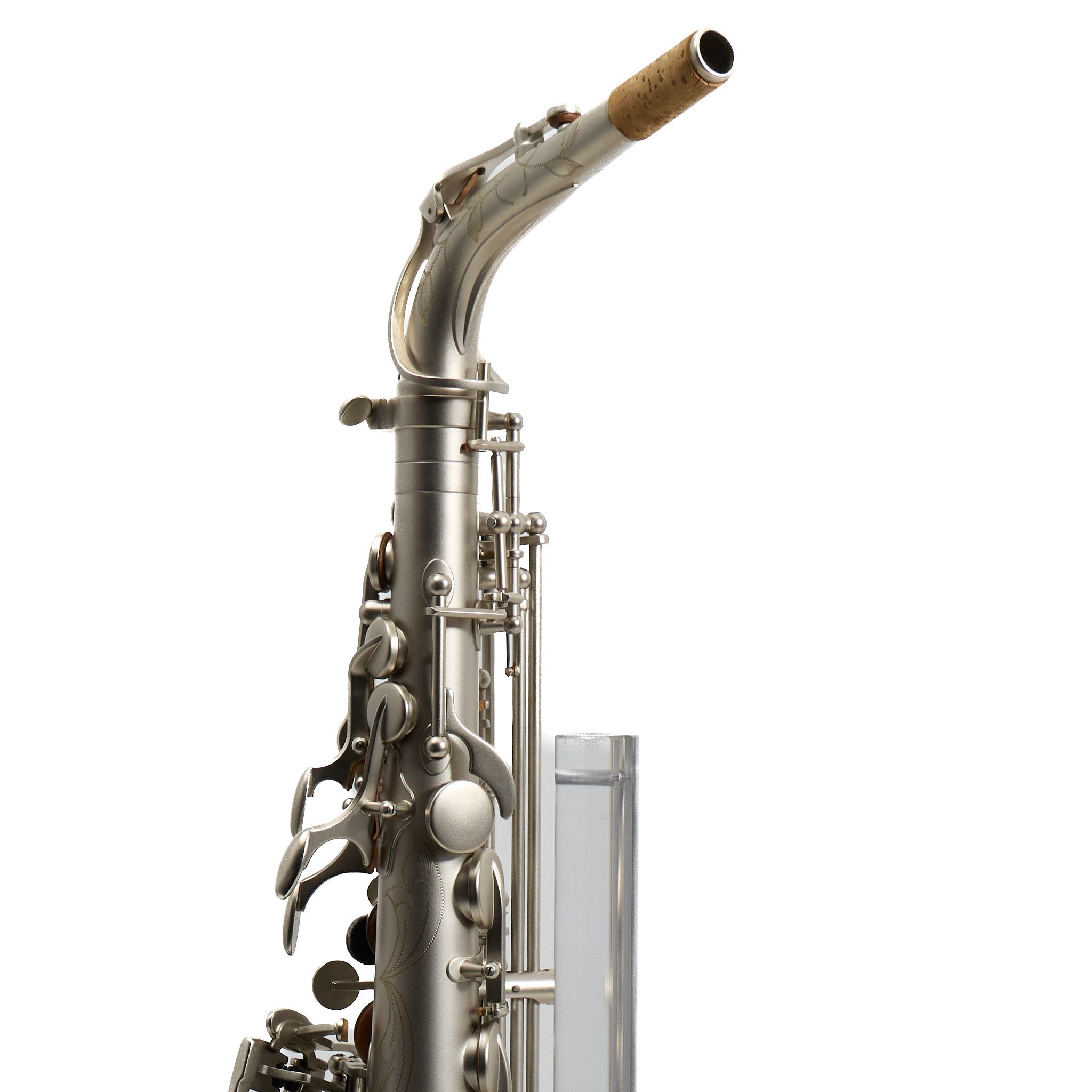 Antigua Winds Model AS4248CN 'Powerbell' Alto Saxophone in Classic Nickel