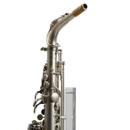 Antigua Winds Model AS4248CN 'Powerbell' Alto Saxophone in Classic Nickel