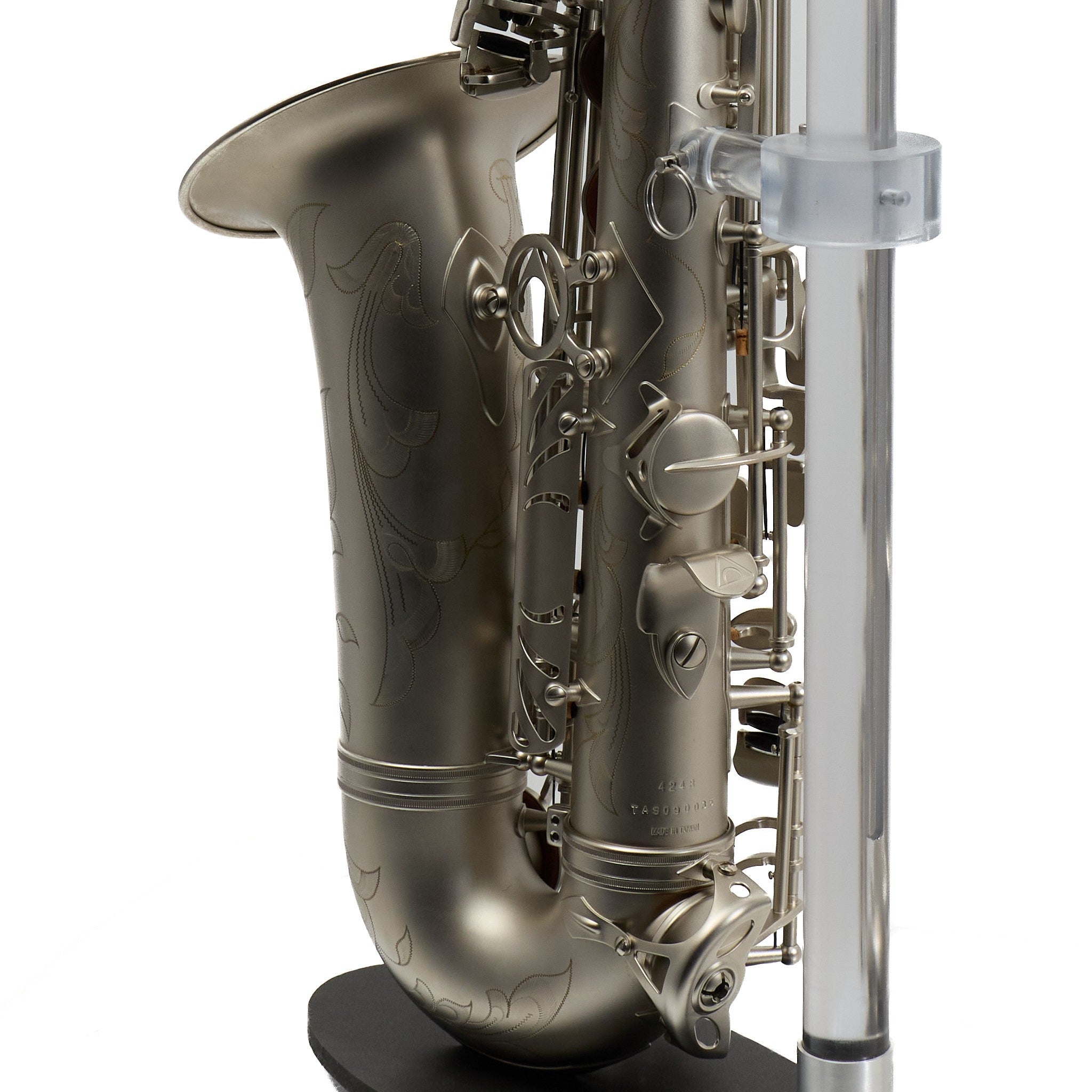 Antigua Winds Model AS4248CN 'Powerbell' Alto Saxophone in Classic Nickel
