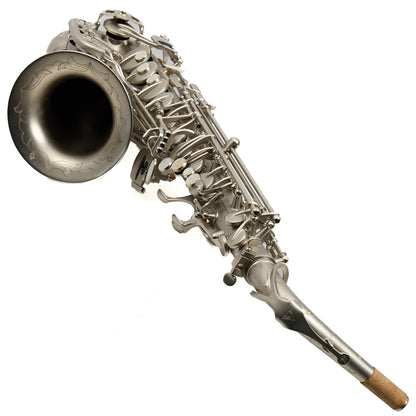 Antigua Winds Model AS4248CN 'Powerbell' Alto Saxophone in Classic Nickel