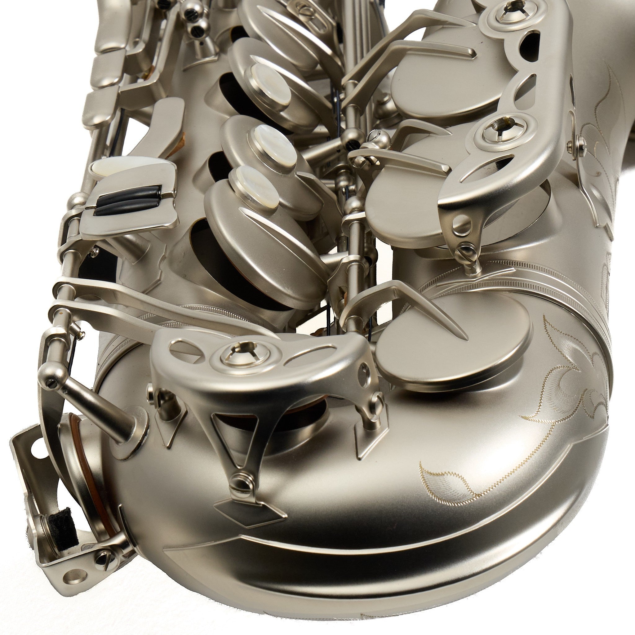 Antigua Winds Model AS4248CN 'Powerbell' Alto Saxophone in Classic Nickel