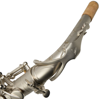 Antigua Winds Model AS4248CN 'Powerbell' Alto Saxophone in Classic Nickel
