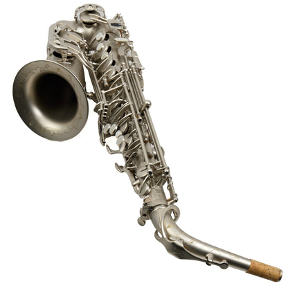 Antigua Winds Model AS4248CN 'Powerbell' Alto Saxophone in Classic Nickel