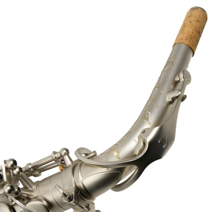 Antigua Winds Model AS4248CN 'Powerbell' Alto Saxophone in Classic Nickel