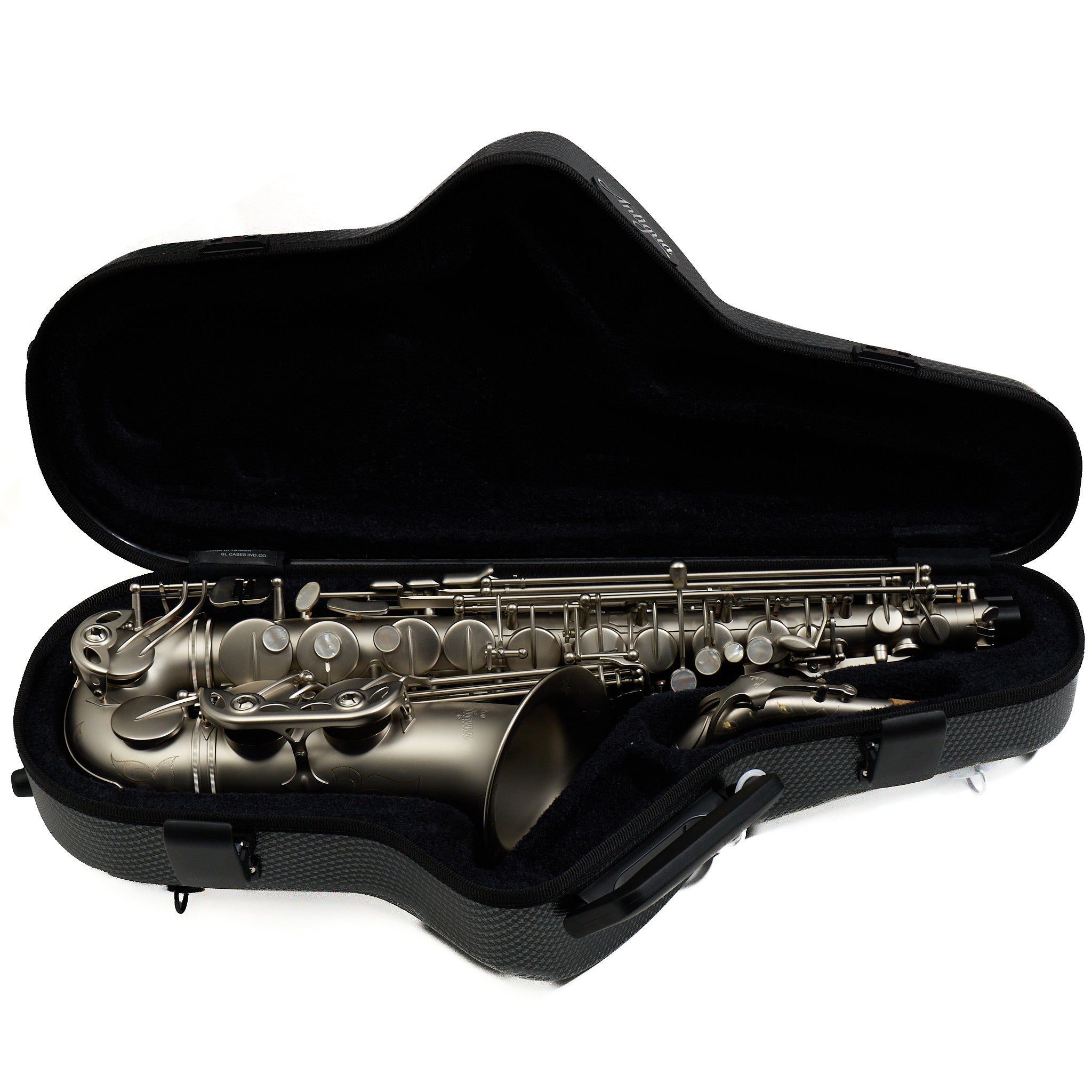 Antigua Winds Model AS4248CN 'Powerbell' Alto Saxophone in Classic Nickel