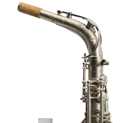 Antigua Winds Model AS4248CN 'Powerbell' Alto Saxophone in Classic Nickel