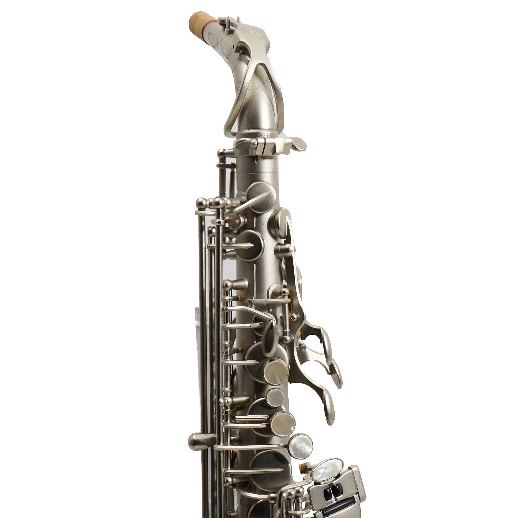 Antigua Winds Model AS4248CN 'Powerbell' Alto Saxophone in Classic Nickel