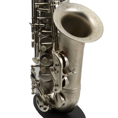Antigua Winds Model AS4248CN 'Powerbell' Alto Saxophone in Classic Nickel