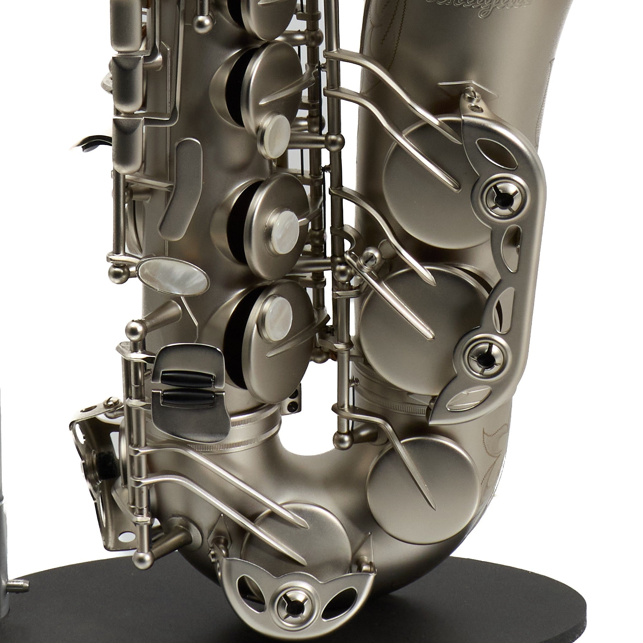 Antigua Winds Model AS4248CN 'Powerbell' Alto Saxophone in Classic Nickel