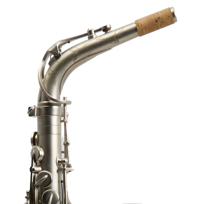 Antigua Winds Model AS4248CN 'Powerbell' Alto Saxophone in Classic Nickel