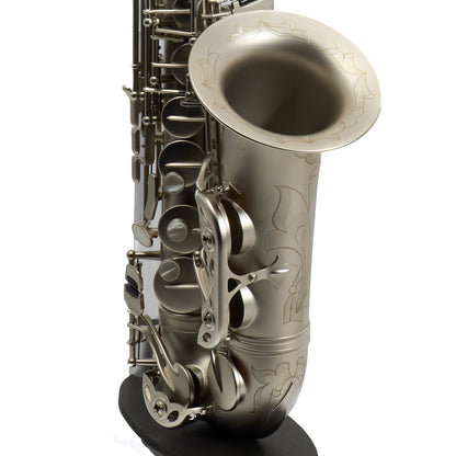 Antigua Winds Model AS4248CN 'Powerbell' Alto Saxophone in Classic Nickel