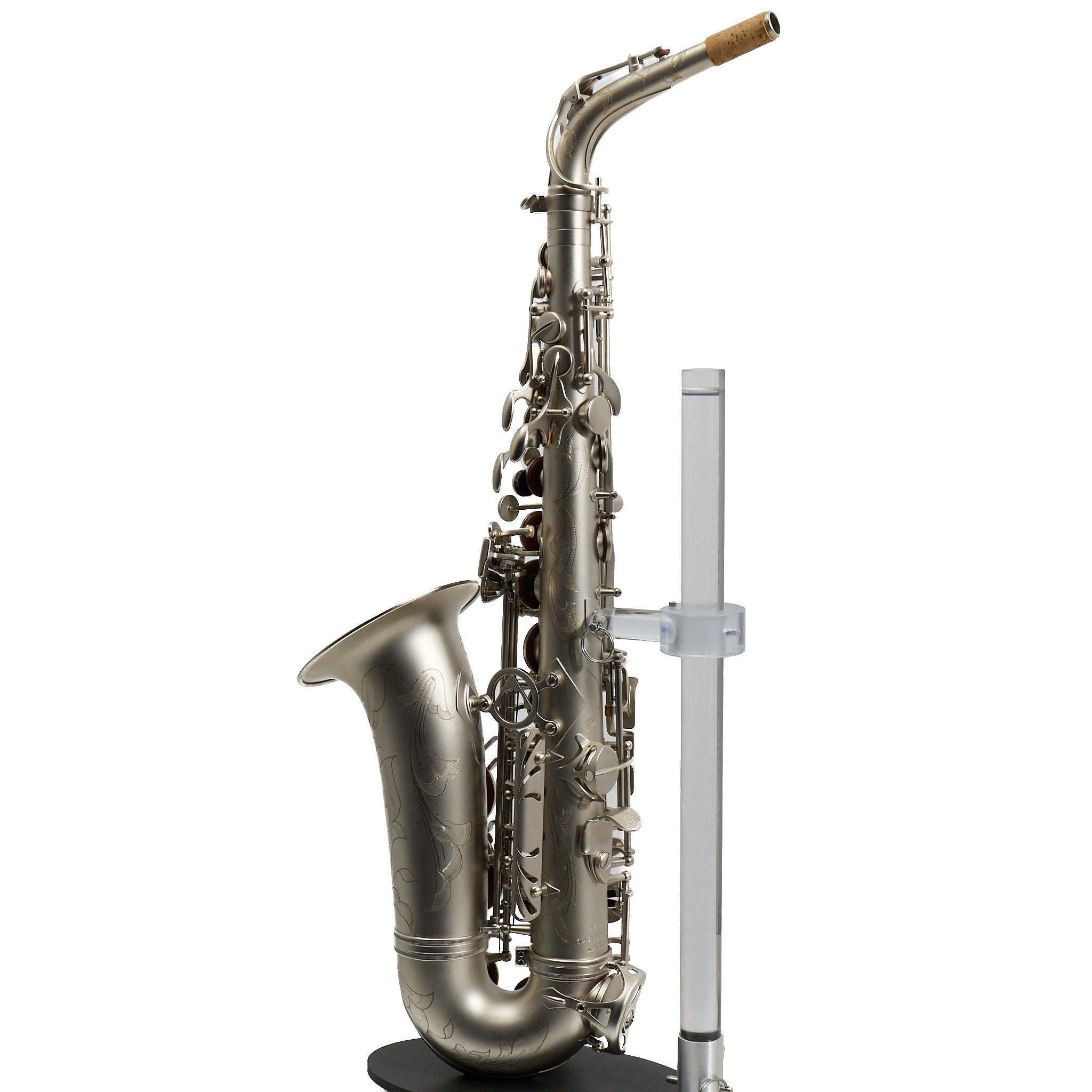 Antigua Winds Model AS4248CN 'Powerbell' Alto Saxophone in Classic Nickel