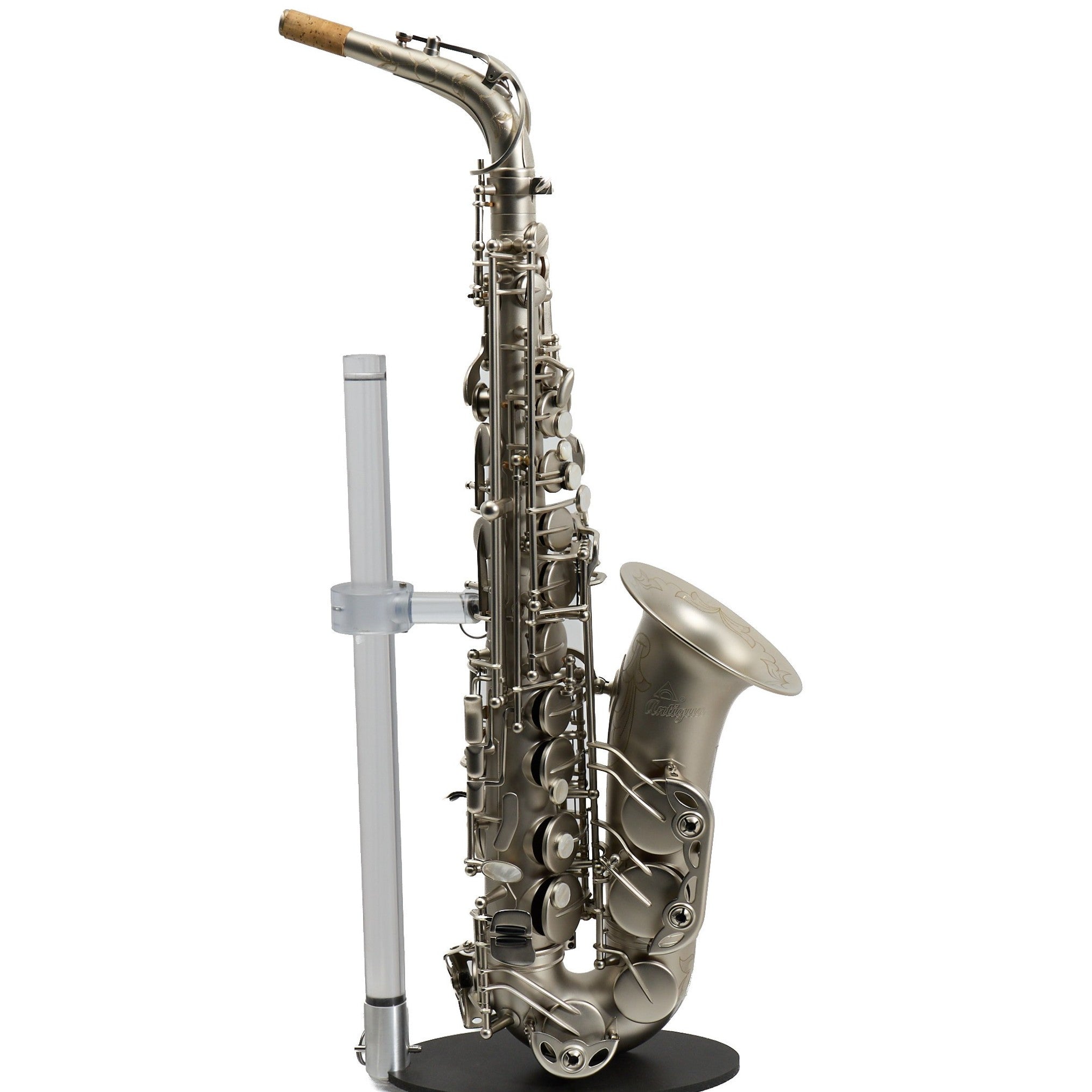 Antigua Winds Model AS4248CN 'Powerbell' Alto Saxophone in Classic Nickel