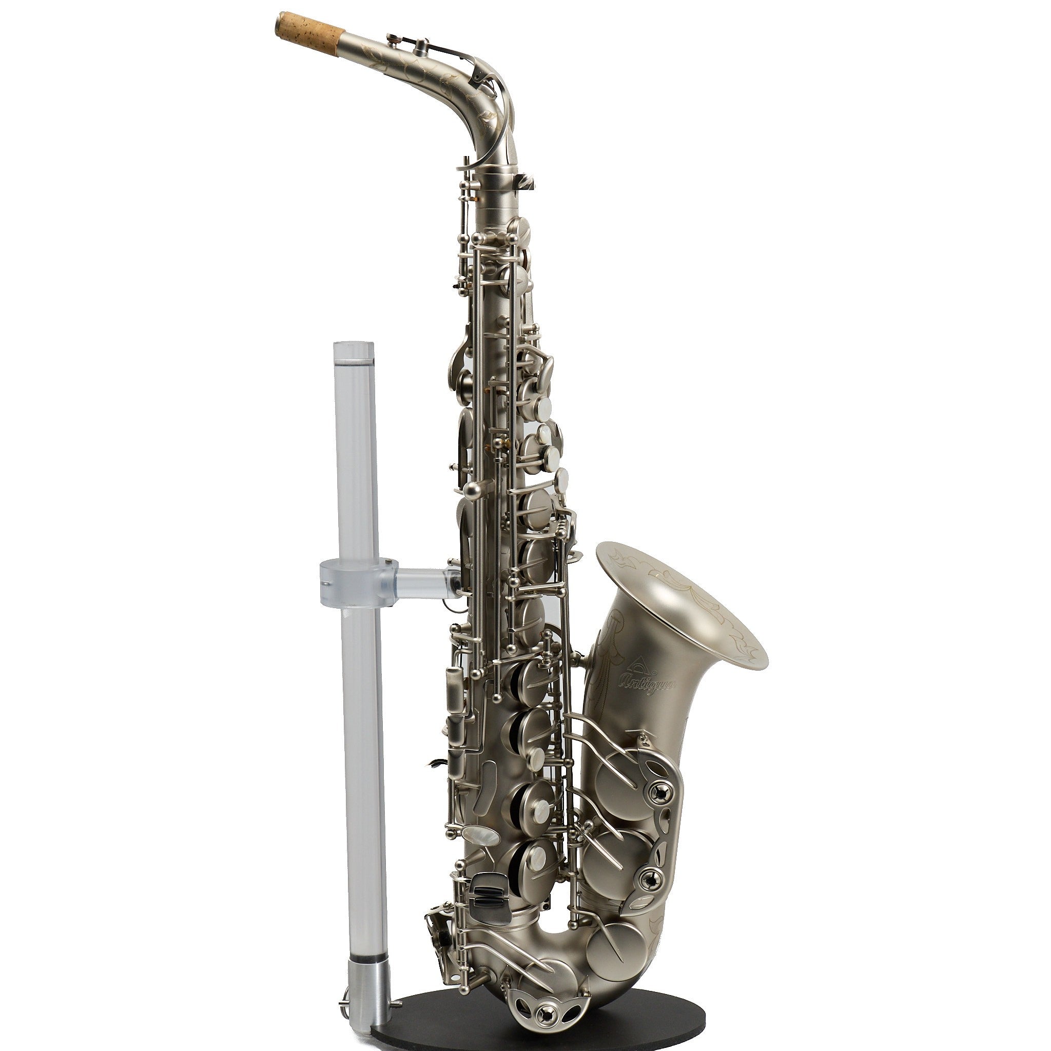 Antigua Winds Model AS4248CN 'Powerbell' Alto Saxophone in Classic Nickel