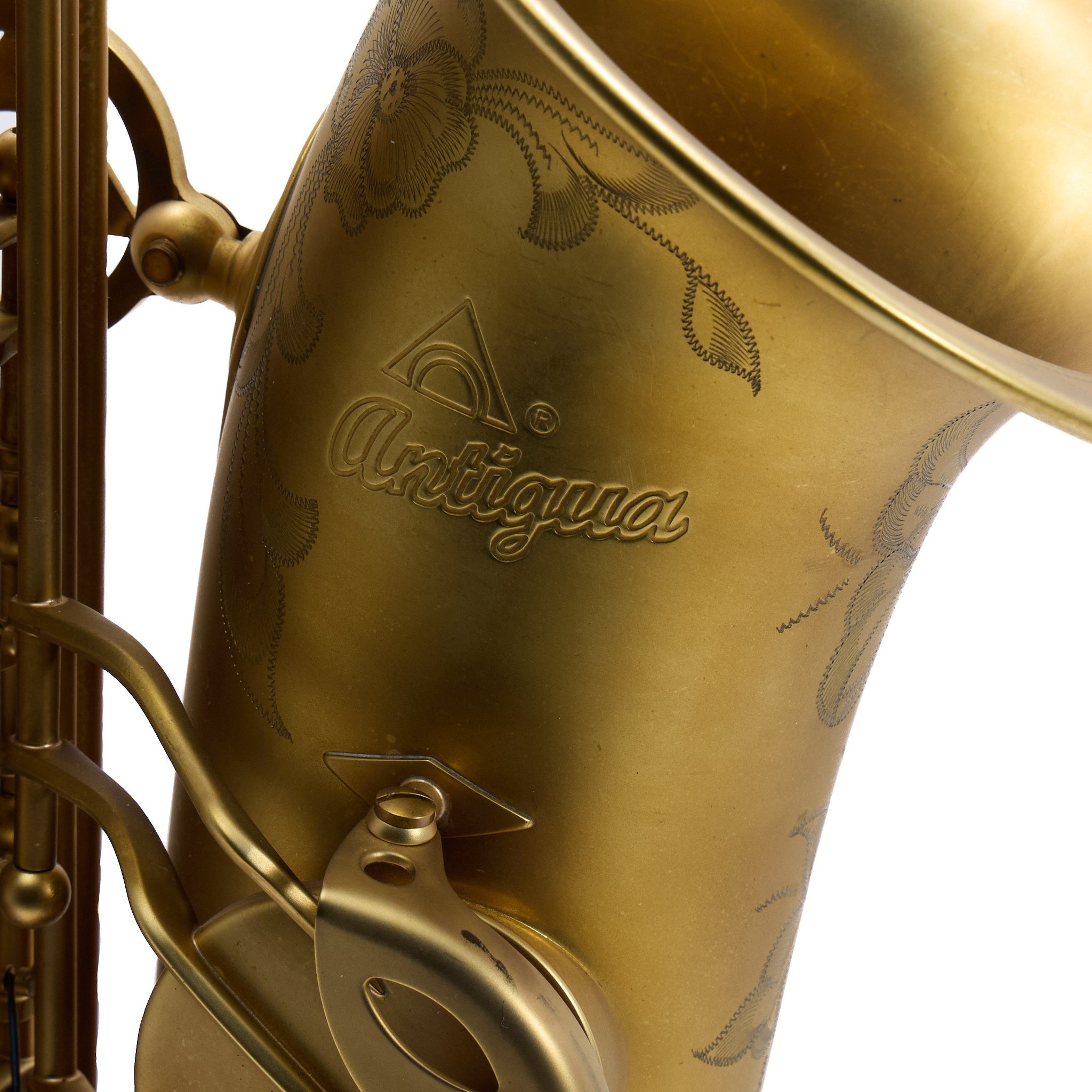 Antigua Winds Model AS4248CU 'Powerbell' Alto Saxophone in Classic Brass