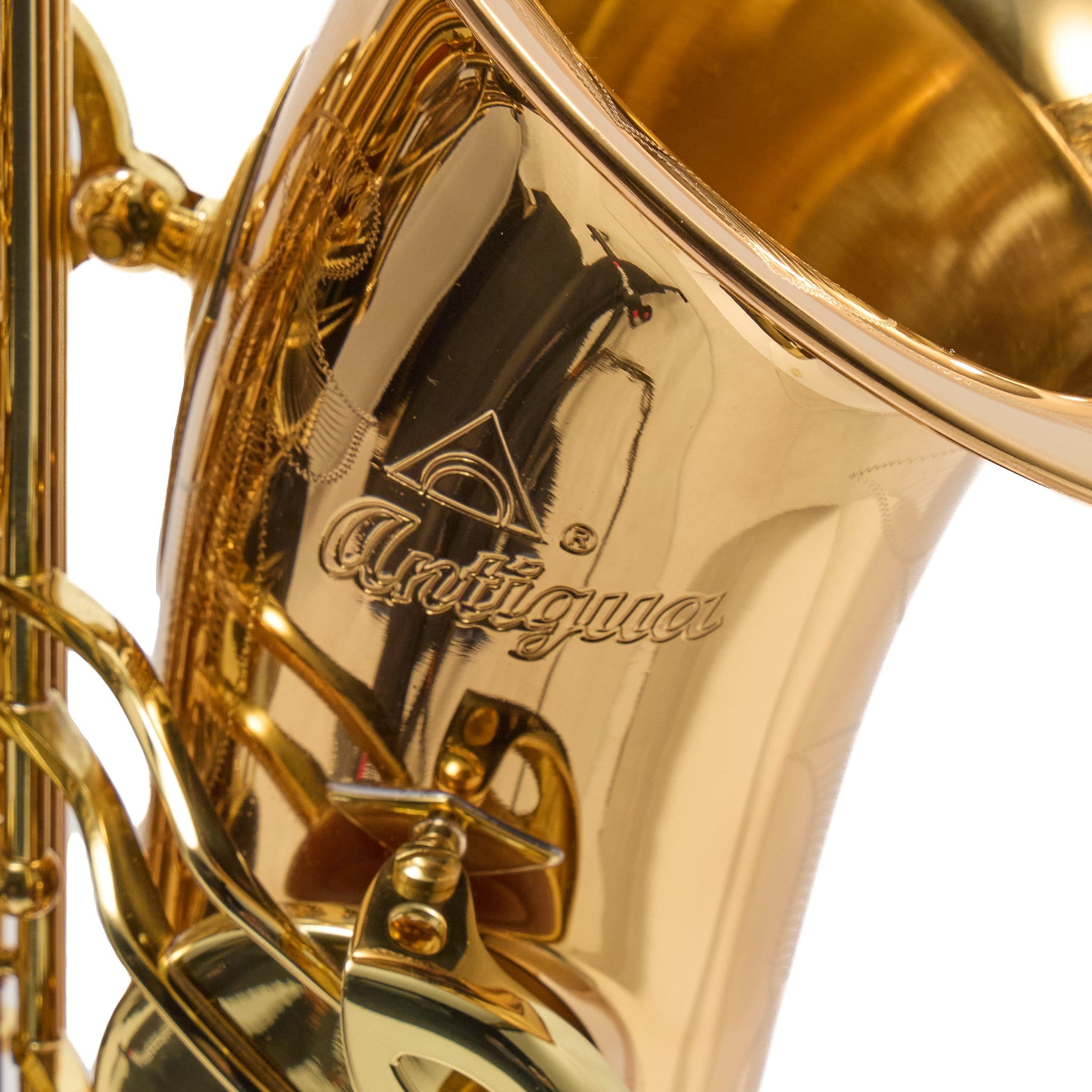 Antigua Winds Model AS4248RLQ 'Powerbell' Alto Saxophone in Red Brass