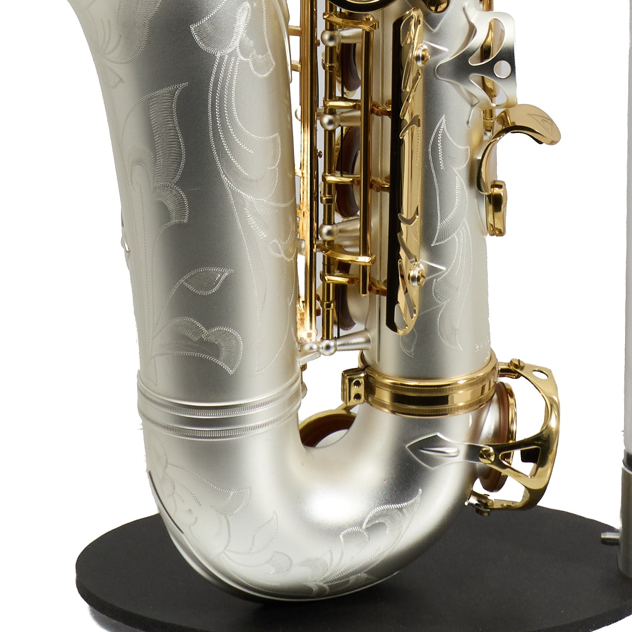Antigua Winds Model AS4248SQ 'Powerbell' Alto Saxophone in Satin Silver
