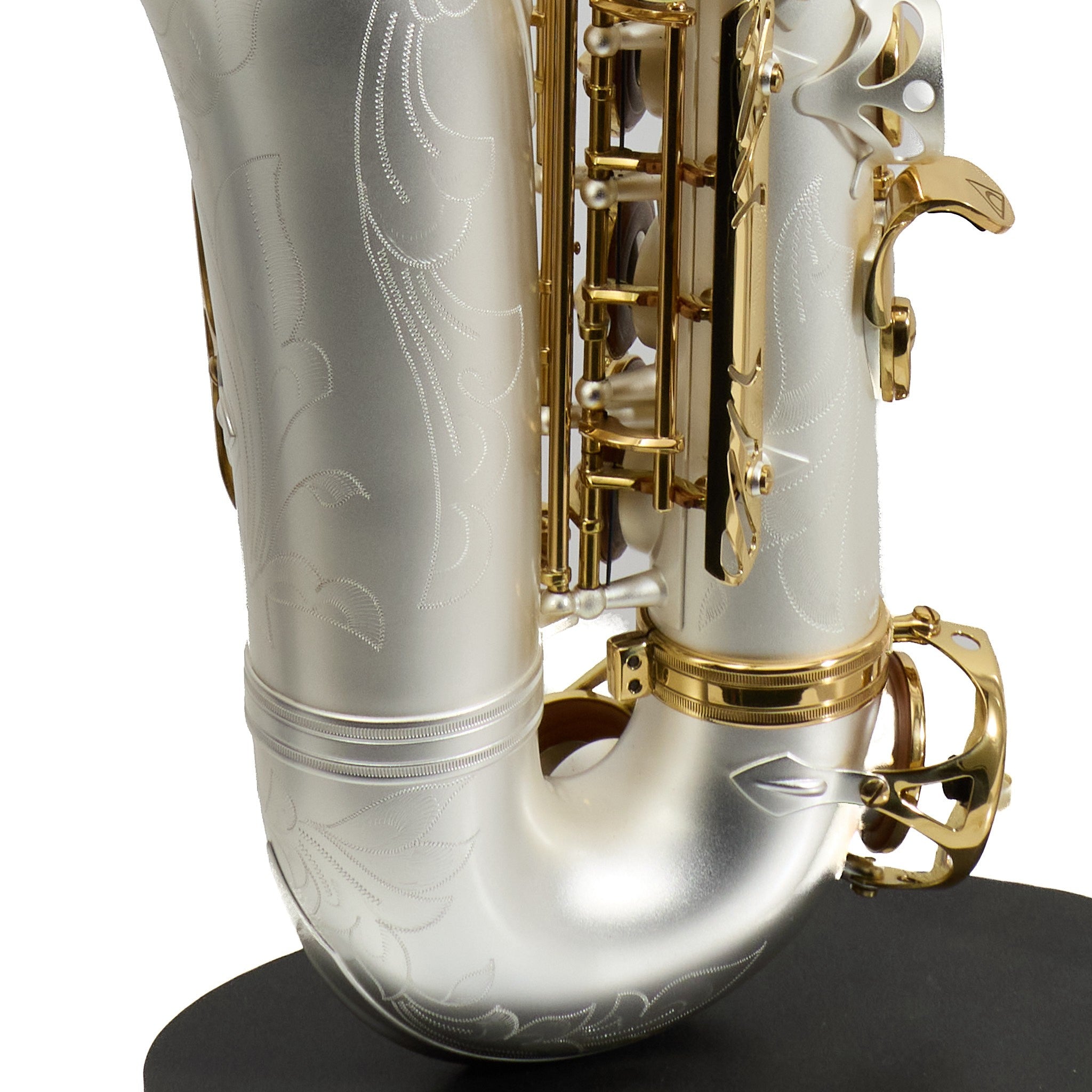 Antigua Winds Model AS4248SQ 'Powerbell' Alto Saxophone in Satin Silver