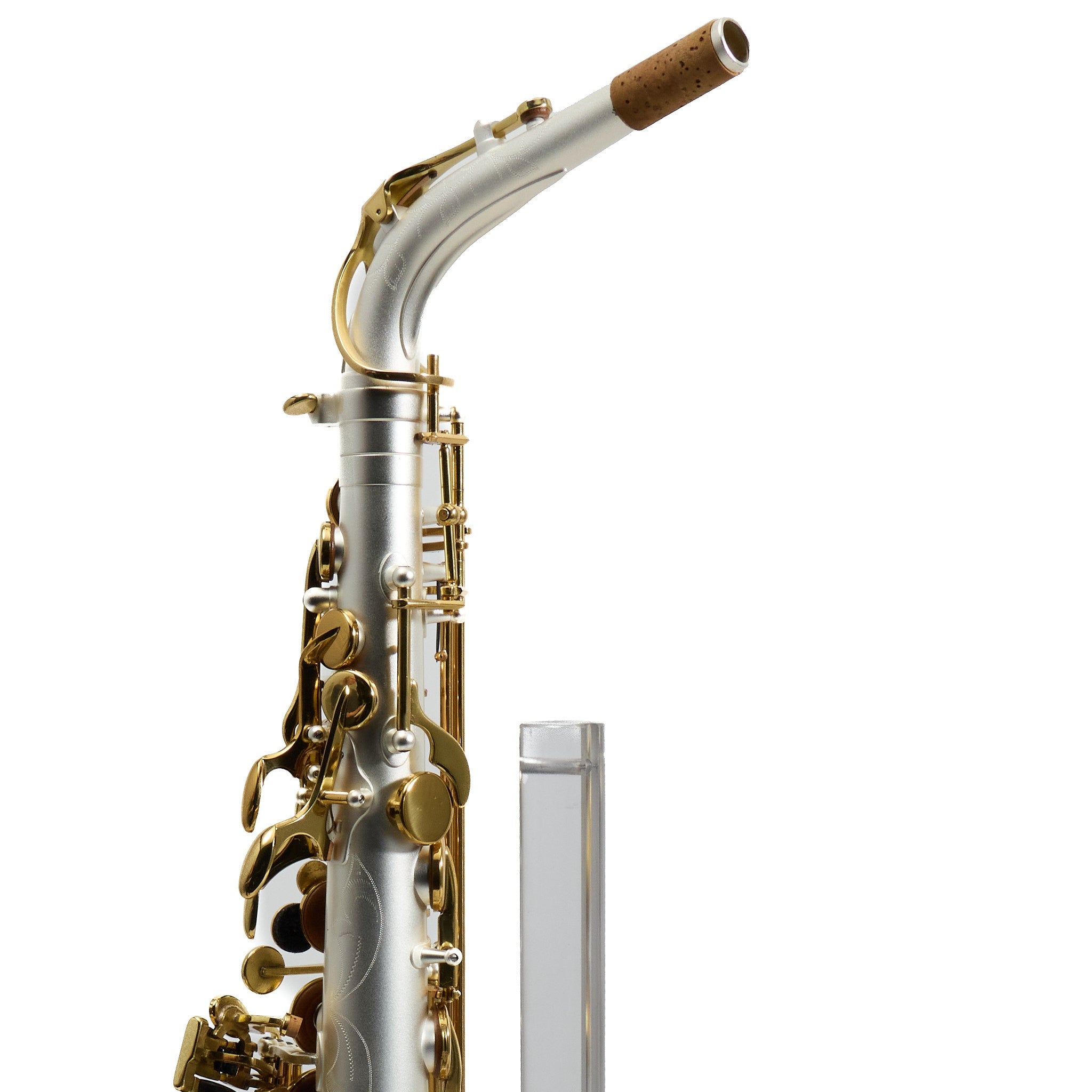 Antigua Winds Model AS4248SQ 'Powerbell' Alto Saxophone in Satin Silver