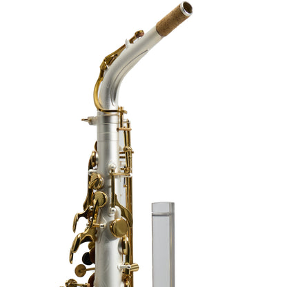 Antigua Winds Model AS4248SQ 'Powerbell' Alto Saxophone in Satin Silver