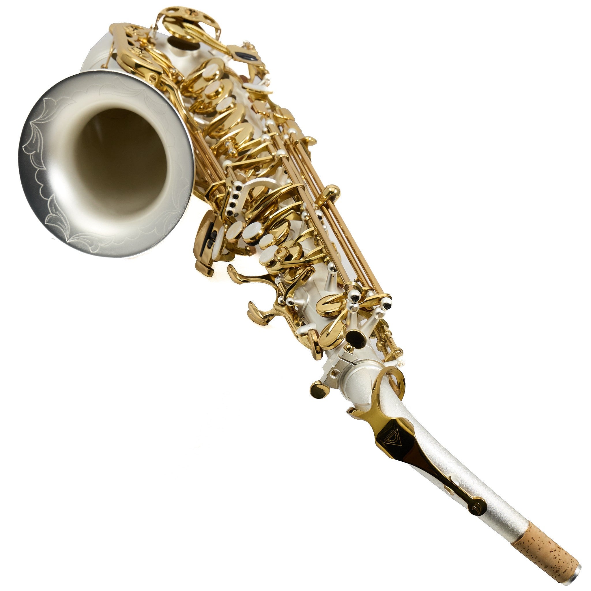 Antigua Winds Model AS4248SQ 'Powerbell' Alto Saxophone in Satin Silver