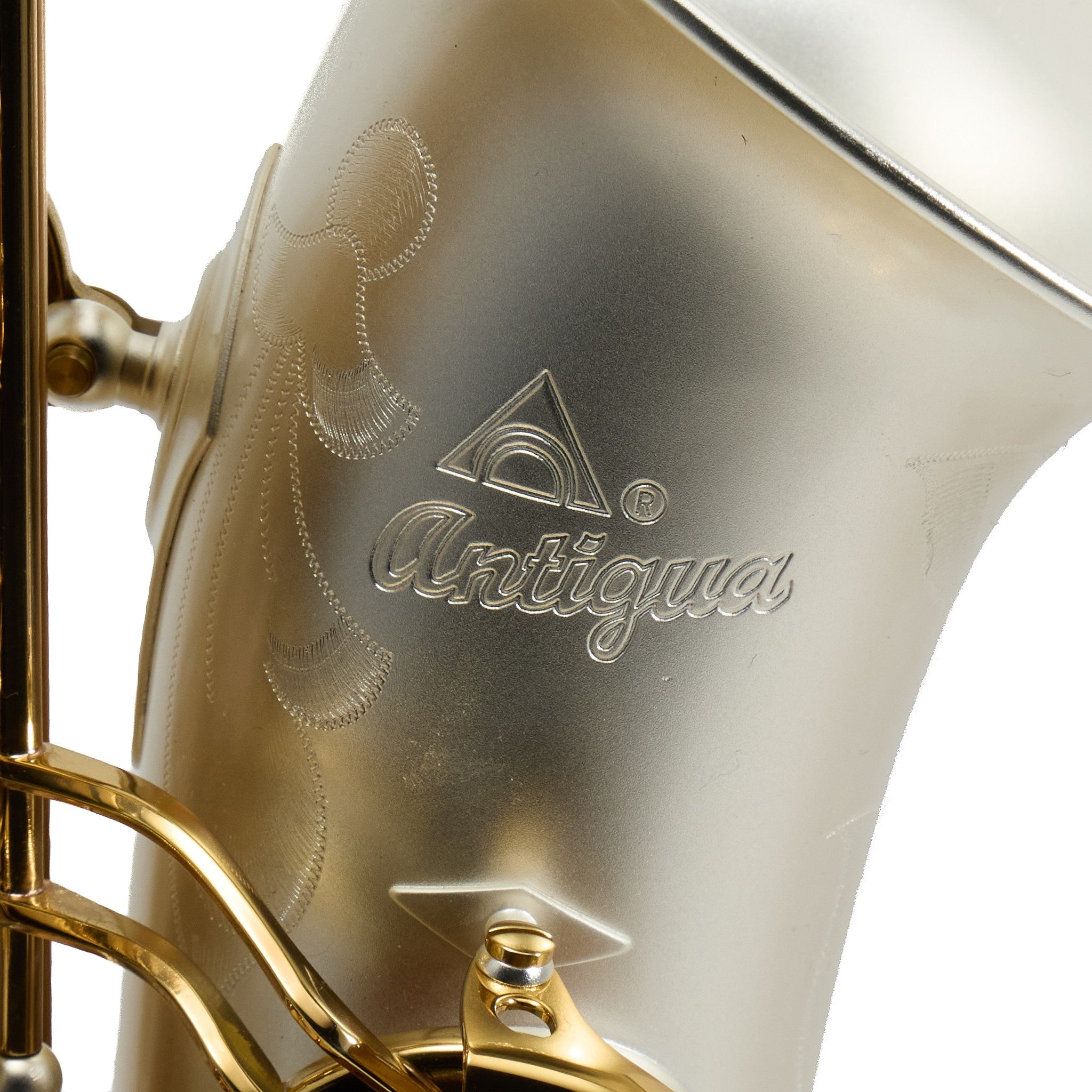 Antigua Winds Model AS4248SQ 'Powerbell' Alto Saxophone in Satin Silver