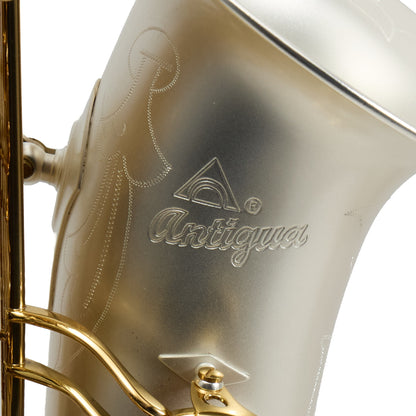 Antigua Winds Model AS4248SQ 'Powerbell' Alto Saxophone in Satin Silver