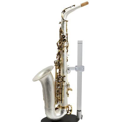 Antigua Winds Model AS4248SQ 'Powerbell' Alto Saxophone in Satin Silver