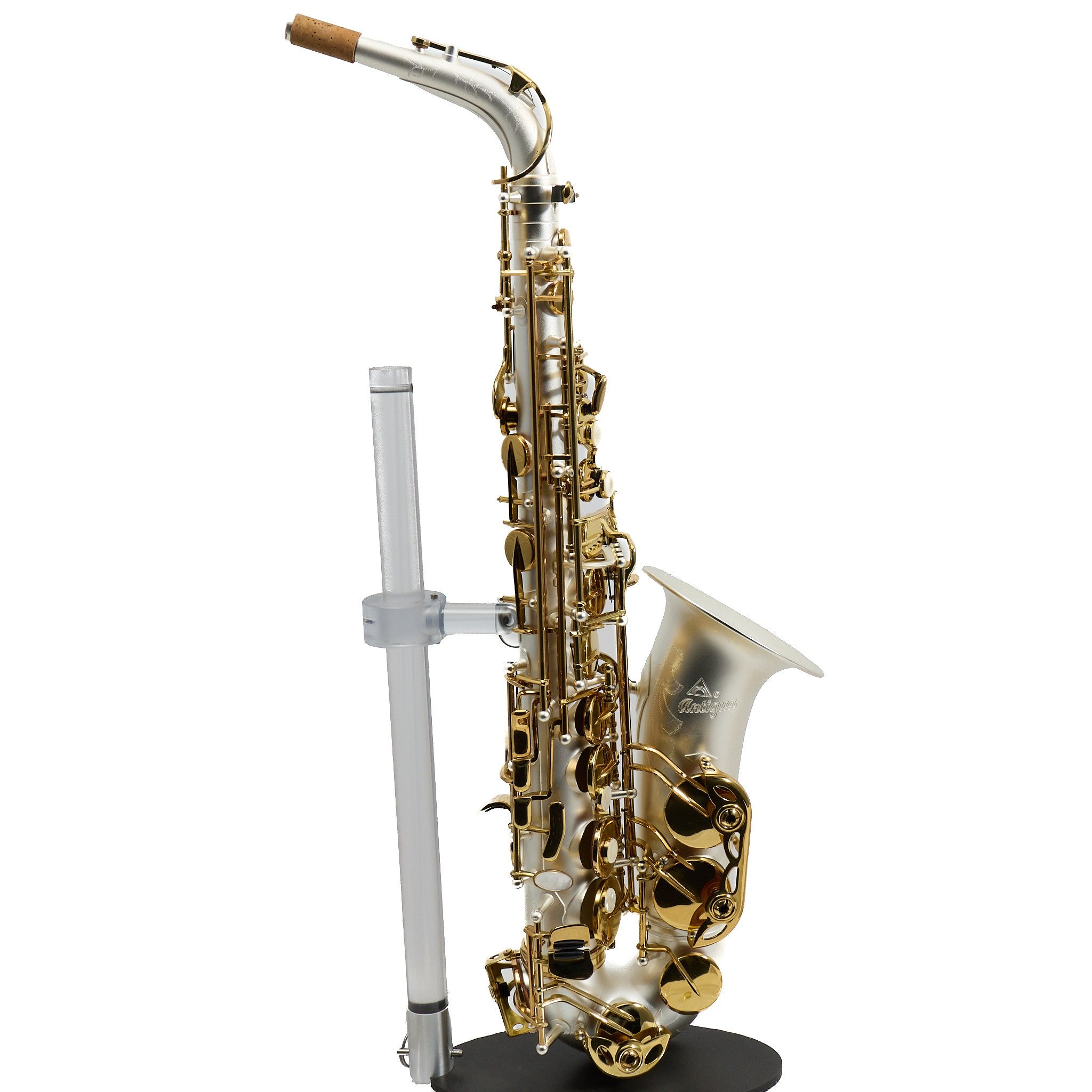 Antigua Winds Model AS4248SQ 'Powerbell' Alto Saxophone in Satin Silver