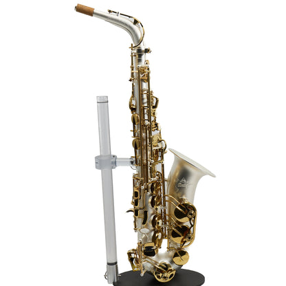 Antigua Winds Model AS4248SQ 'Powerbell' Alto Saxophone in Satin Silver