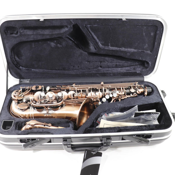 Antigua Winds Model AS4248VC 'Powerbell' Alto Saxophone in Vintage Copper BRAND NEW- for sale at BrassAndWinds.com