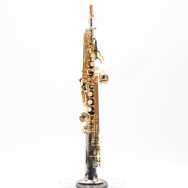 Antigua Winds Model SS4290SG 'Powerbell' Soprano Saxophone SN 100094 OPEN BOX- for sale at BrassAndWinds.com